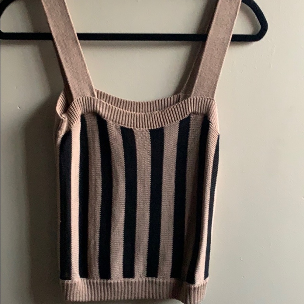 Striped going out sweater top